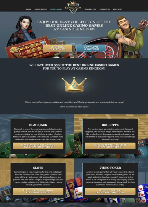 Belohnungen Kingdom Casino